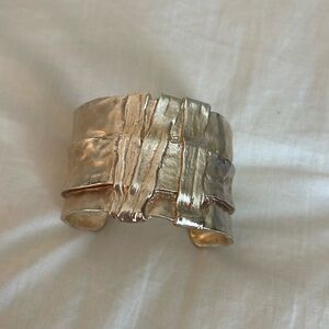 Gorgeous silver cuff bracelet